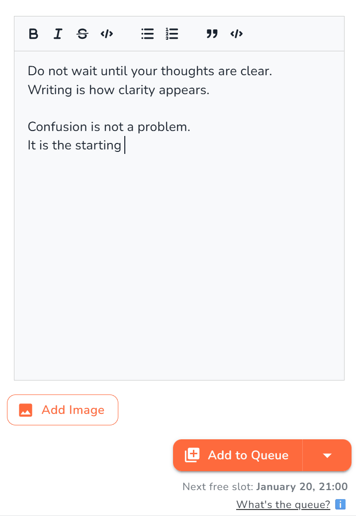 StackBuddy Write Note